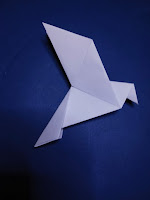 Paloma de la paz. origami