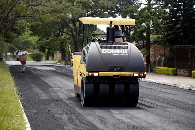 GRAVATAÍ: Prefeitura revitaliza Avenida Itacolomi com nova camada asfáltica