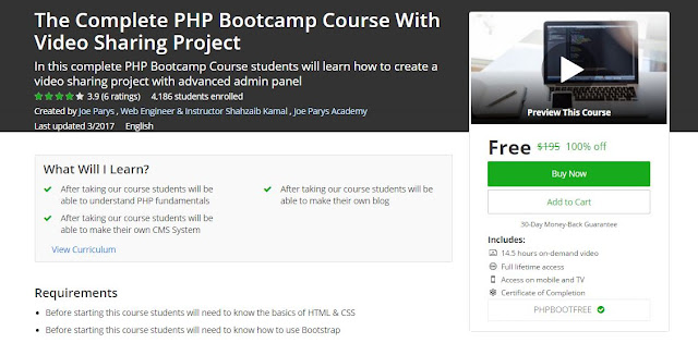 The-Complete-PHP-Bootcamp-Course-With-Video-Sharing-Project