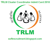 TRLM Cluster Coordinator Admit Card