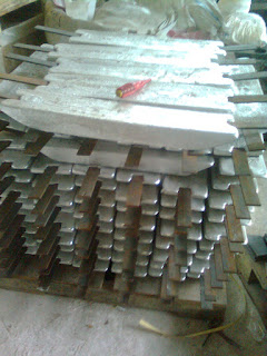 Aluminum anode for shipping or structure