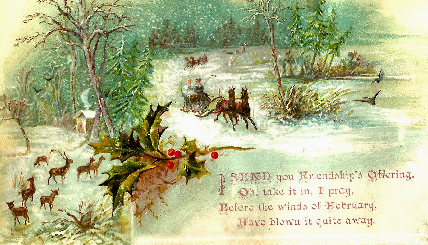 Antique Images: Free Christmas Clip Art: Victorian Scrap of Christmas ...