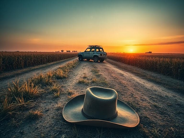 Sibley County suspect’s abandoned SUV and cowboy hat