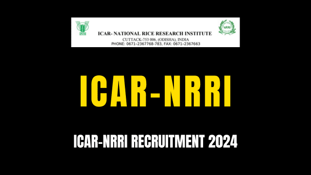 ICAR NRRI Various Post Walk-in-Interview Notification 2024, Check Important Dates, Eligibility, Selection Process Here 