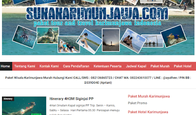 website sukakarimunjawa