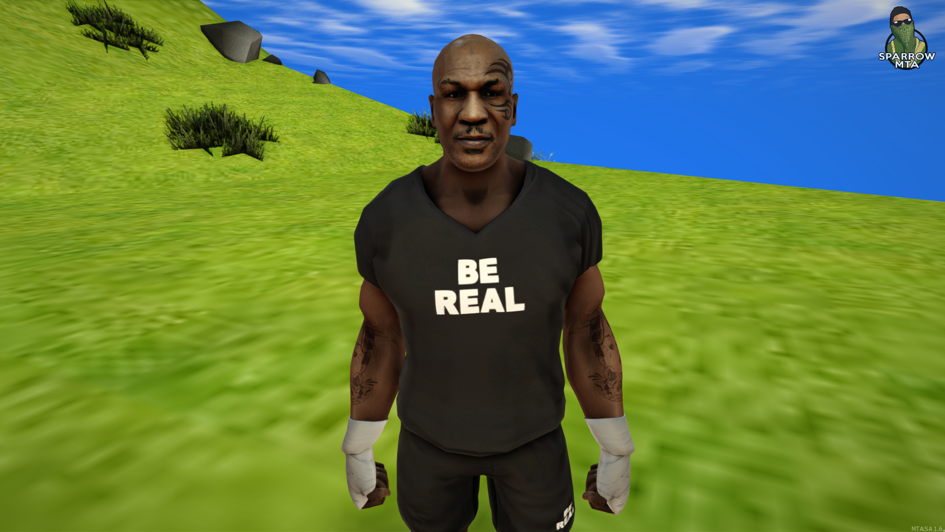 MTA:SA Mike Tyson Skin Script