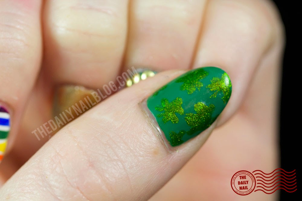 Luck of the Not So Irish manicure - thumb