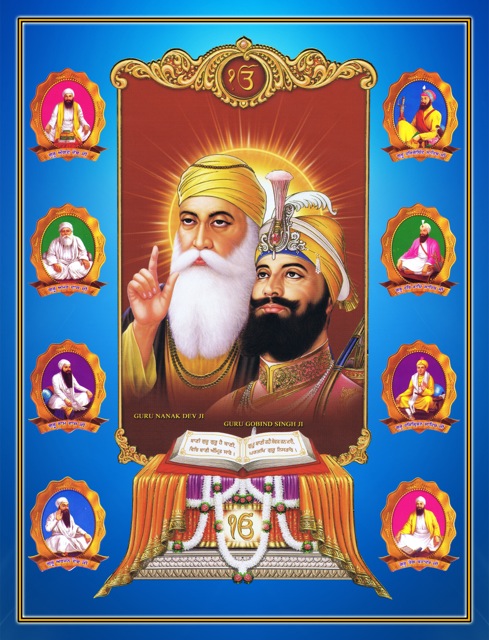 TEN GURUS SAHIBAAN AND SHREE GURU GRANTH SAHIB JI