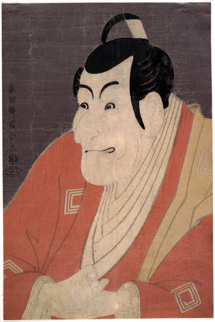 Ukiyo-e. Träsnitt. Kabuki. Yakusha-e. Sharaku.