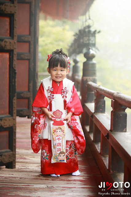 談山神社で七五三出張撮影