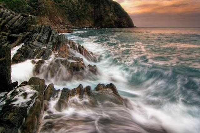 Ozean Steinküste schöne Natur Bilder