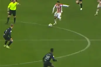 Ex-Chelsea man marks 100th-Stoke appearance with outrageous halfway-line goal