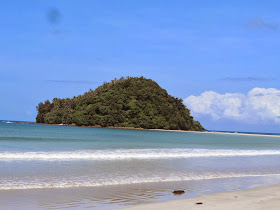 Tip of borneo beach and island