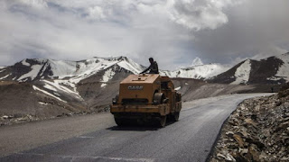 Bharat create three road in leg - ladakh