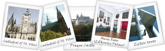 Prague Landmarks mentioned in City of Dark Magic by Magnus Flyte