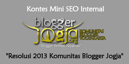 Resolusi 2013 Komunitas Blogger Jogja