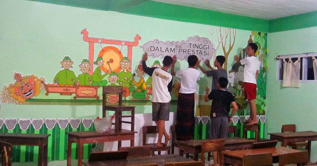 SDN BANUA RANTAU DEKORASI RUANG KELAS