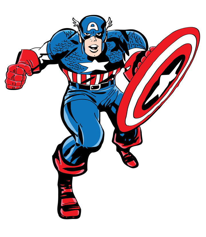10 Mewarnai Gambar Captain America