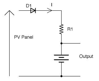 PV solar charger circuit
