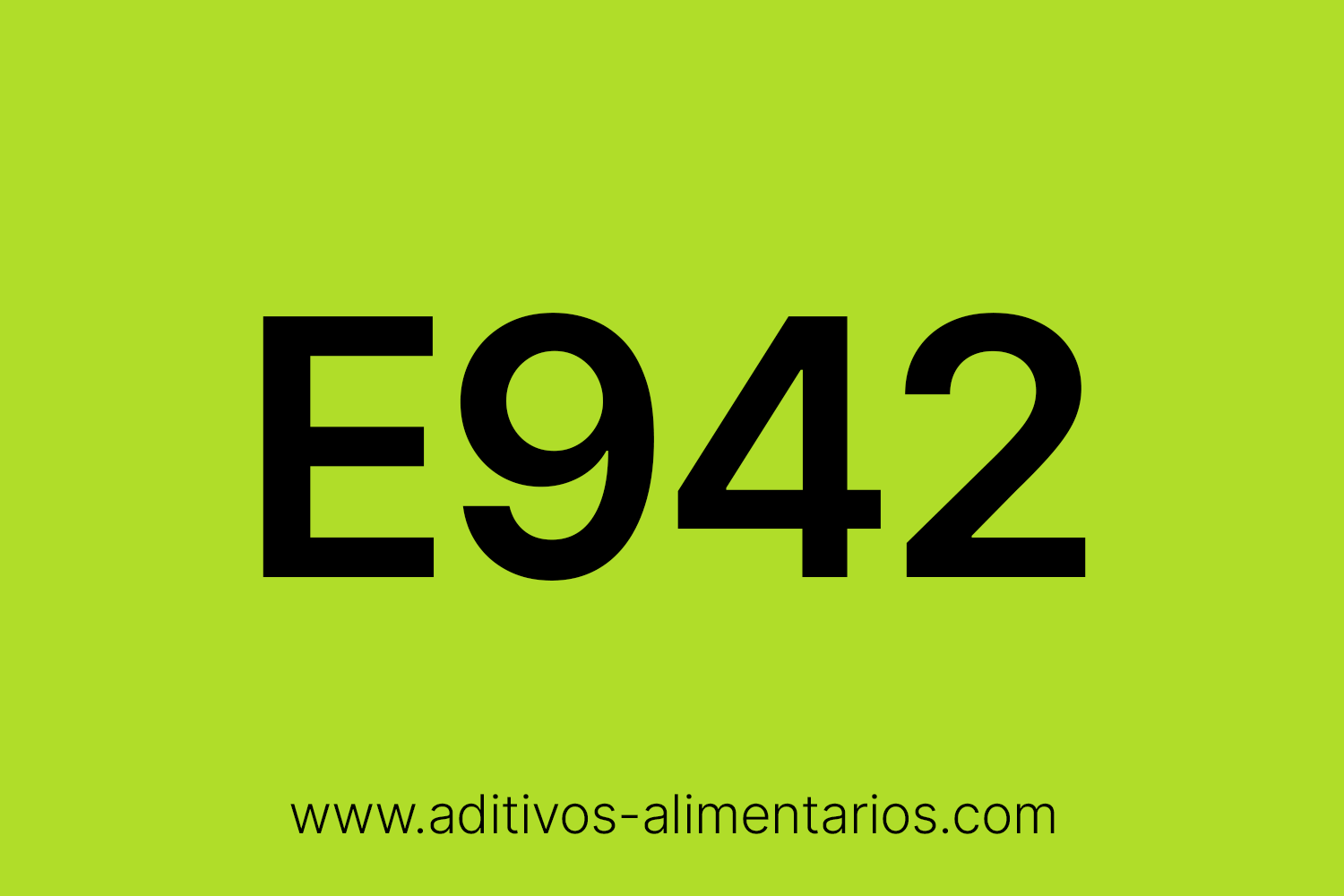 Aditivo Alimentario - E942 - Óxido Nitroso