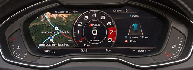 Audi Virtual Cockpit Sport Layout Activation by ODIS