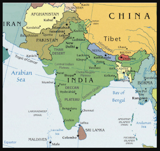 Peta Asia Selatan