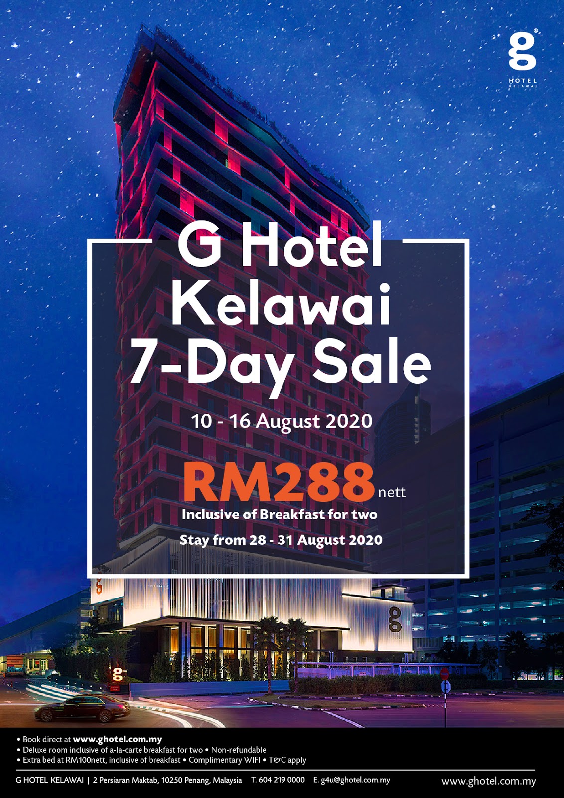 G Hotel Kelawai Is Back G Hotel Kelawai 7 Day Sale