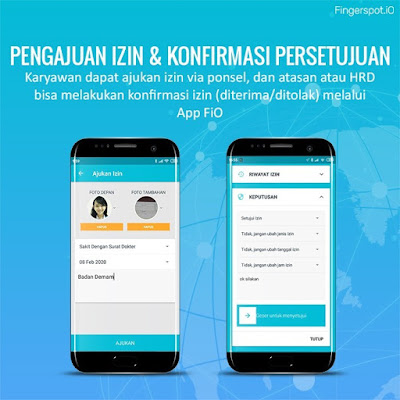 Mesin absensi online pakai hape