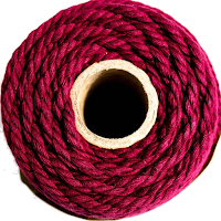 cotton cord maroon burgundy red wine