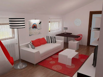 Bedroom interior design minimalist lengthwise