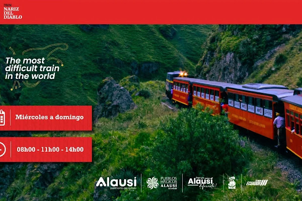 Tour en Tren Nariz del diablo Alausí Sibambe Alausí