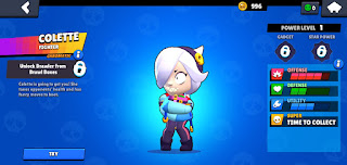 brawl stars, brawler, colette, info screen