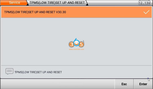 Can OBDSTAR X300 DP Plus do TPMS Reset 1