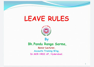 To download State Govt Employees Leave Rules (PPT).