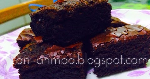 Resepi Brownies Kedut Simple ~ cerita cinta & cita