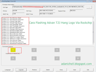 Cara Flashing Advan T2J Hang Logo Via Rockchip