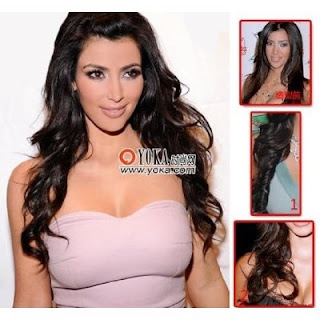 20'' Kim Kardashian Style Lace Wig Chinese Remy Hair