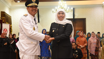 Gubernur Khofifah Lantik Pungkasiadi Jadi Bupati Mojokerto 