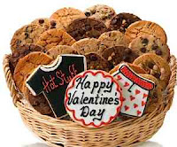 Valentines Day Cookie Basket