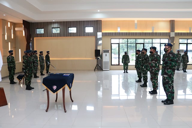 Tongkat Komando Lanud Pangeran M. Bun Yamin Diserahterimakan