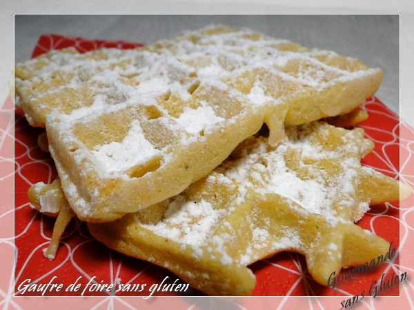 recette de gaufres de foire sans gluten sans lactose