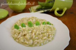 foto risotto fave e pecorino