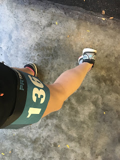 running bib on my shorts