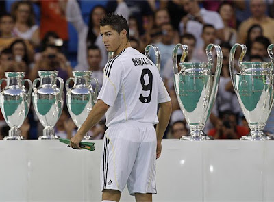 The Number 9 of Real Madrid is Cristiano Ronaldo