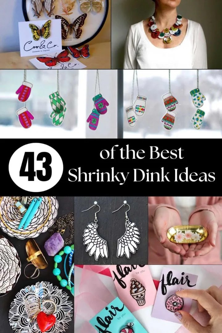 The Best DIY Shrinky Dink Ideas You Will Want to Try Your Hand at and A  Summer Blueberry Pie - Crafts a la mode