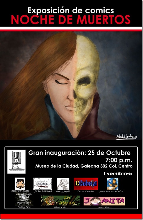 Cartel Exposicion noche de muertos copia