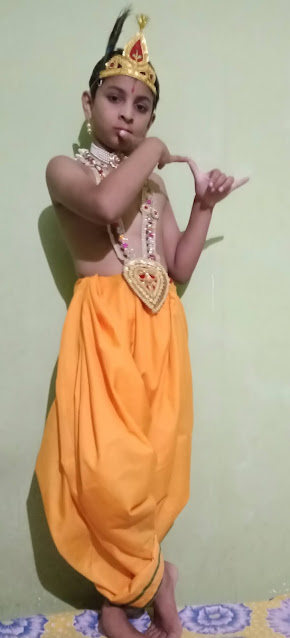 Gauransh  Raghuwanshi - Golden Market Kalluganj Najibabad - Krishna Getup