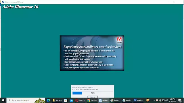 কিভাবে Adobe Illustrator 10 ইন্সটল করবেন | Adobe Illustrator 10 install in Windows 10