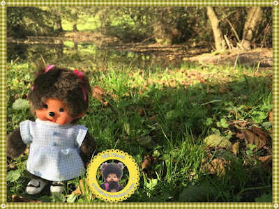 Diana la Monchhichi se promène au Parc de rouelles le havre