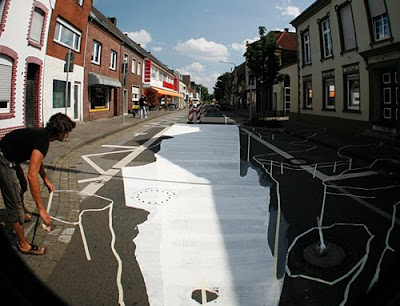 Making of Lava Burst Optical Illusion